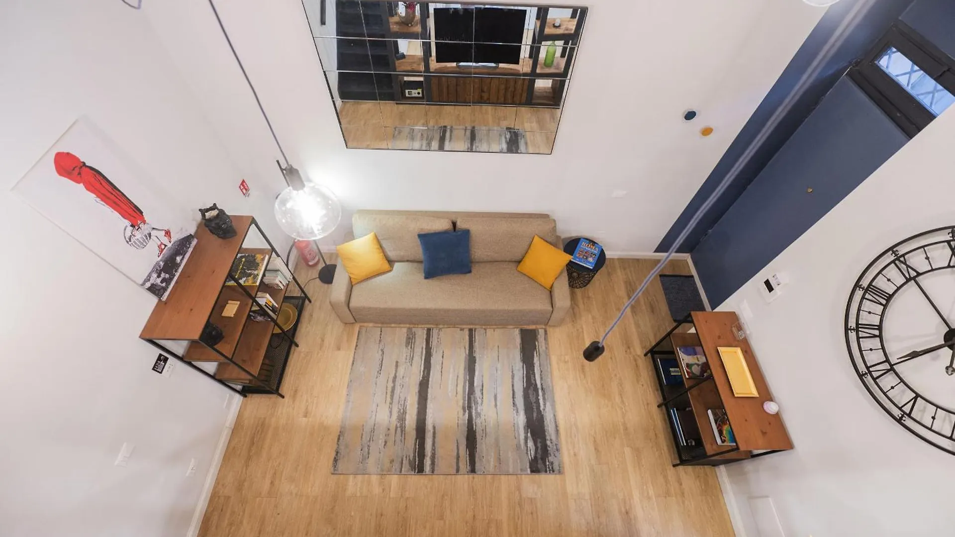 Design And Colorful Loft Near Villa Pamphili Rome Italy