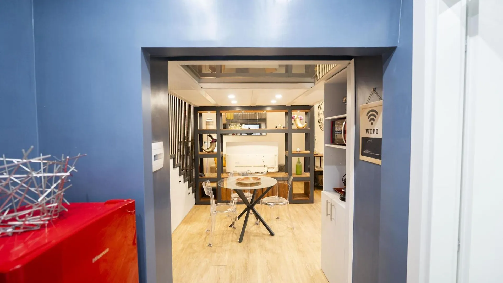 Apartment Design And Colorful Loft Near Villa Pamphili Rome Italy